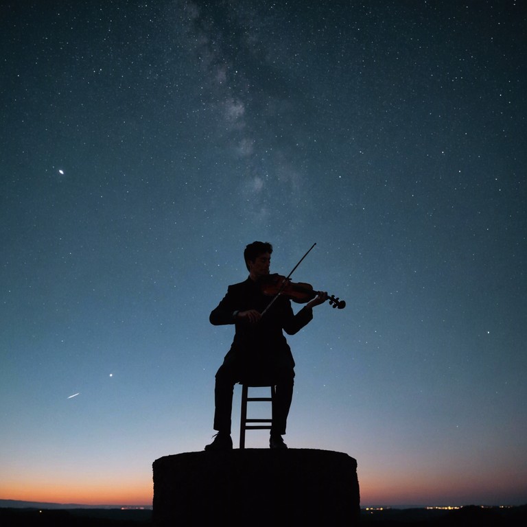 This composition blends the haunting beauty of dark folk melodies with the sophisticated charm of an elegant arrangement, ideal for a contemplative night under the stars. Intertwining somber tones with a touch of vintage allure creates a unique auditory experience.