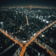 melodic journey through tokyo's enchanting nightscape
