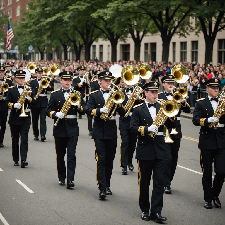 This track embodies the spirited energy of a victorious march. The powerful tones of the trumpet lead an energetic assault, inspiring images of triumph and exhilaration in each note. It's perfect for scenes of achievement and the climax of a hero's journey in a movie or a game.