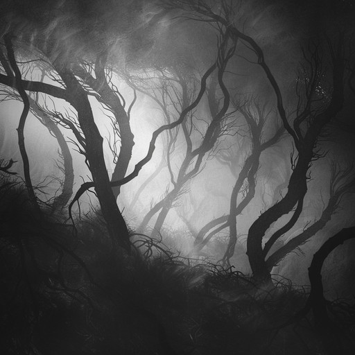 Immerse yourself in a thrilling auditory journey through eerie forest shadows, where haunting melodies intertwine with fierce, dynamic rhythms. The aggressive basslines and distorted harmonics create a sense of foreboding, while ethereal background tones add an unsettling atmosphere. Perfect for evoking chills and thrills.