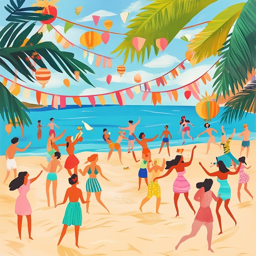 A lively instrumental track featuring vibrant steelpan melodies, energetic brass sections, and syncopated percussion. It captures the essence of a festive caribbean beach party with its uplifting and groovy vibe, perfect for bringing the spirit of the tropics to any celebration.