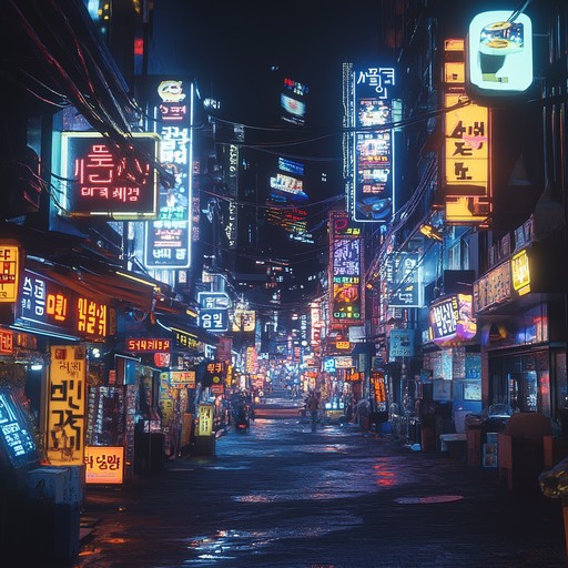 Bright synths, subtle beats, and traditional strings paint seoul's skyline night