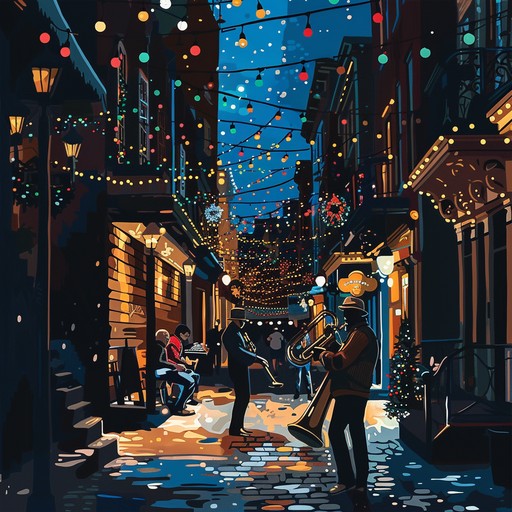 This instrumental composition brings together upbeat jazzy rhythms with soulful melodies, perfectly embodying the lively spirit of a festive street celebration. It's a track that invites you to dance and rejoice.