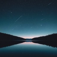 melodic tones float over serene night waters