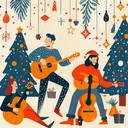 lively and joyful pop rock track for festive events