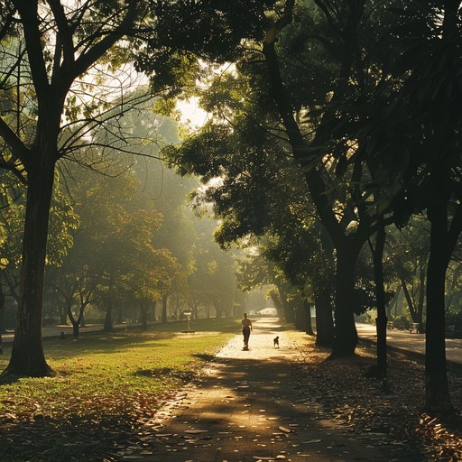 You’re wandering through a sunlit landscape, with nature’s beauty all around. The acoustic guitar provides a soothing soundtrack, with gentle strumming and uplifting melodies to enhance the peaceful atmosphere.