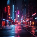 eerie synths create a tense, dark urban atmosphere