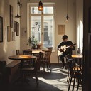 relaxed acoustic guitar coffeehouse vibes.