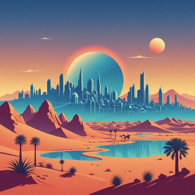 Imagine venturing through a cyber enhanced desert, where every dune echoes with the sound of ancient melodies transformed by futuristic technology. The track is a perfect harmony of past and future, designed to evoke a sense of wonder and discovery.