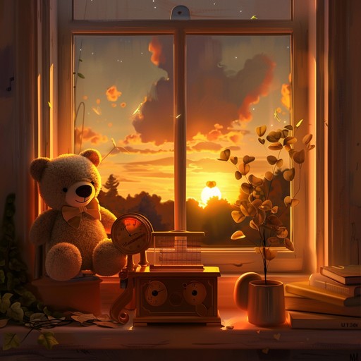 A gentle music box piece that blends sweet melody with a touch of melancholy, capturing the soft nostalgia of childhood. This lullaby soothes while evoking tender, wistful memories, perfect for creating a serene atmosphere tinged with sweet reminiscence.