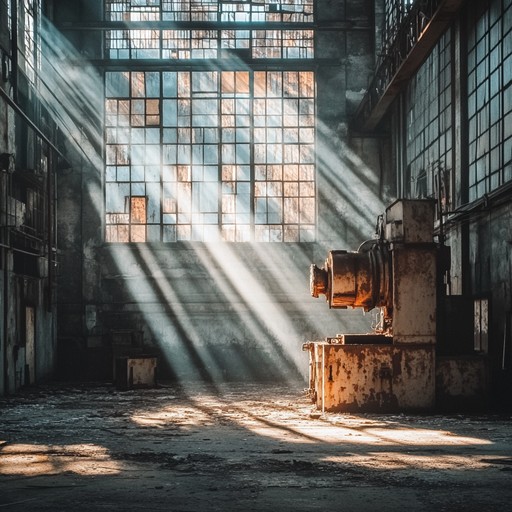 An instrumental track that combines the hardness of industrial metal with ambient soundscapes to evoke a deep sense of introspection, as if wandering through abandoned factories echoing with memories.