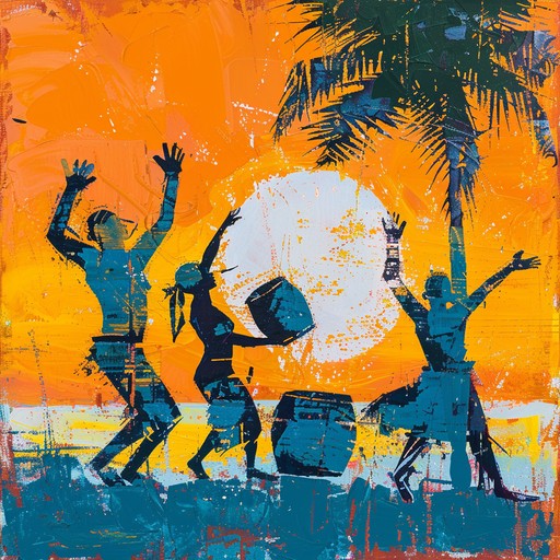 Capture the vibrant atmosphere of a sizzling sunset in rio with this latin jazz track that blends sultry saxophone melodies and energetic percussion rhythms. Craft a piece that feels like a festive street parade merging into a romantic evening.