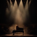 instrumental piano reflecting on memories in an empty theater