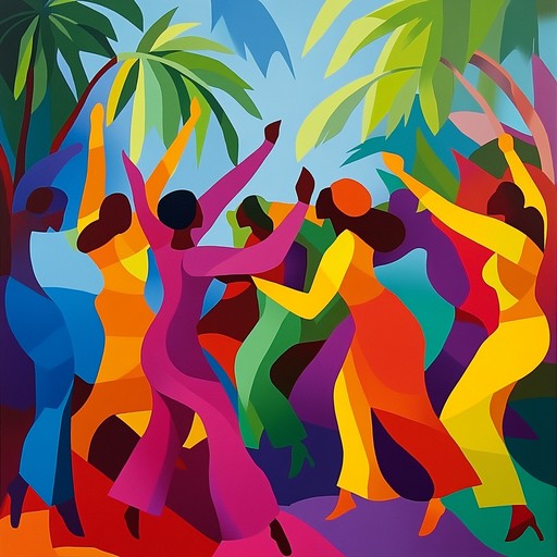 Engage in a cultural feast of sound with energizing conga rhythms, brass accents, and traditional cuban flair. Feel the rhythm take you to a tropical evening party.