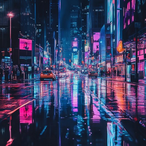 An instrumental track that fuses hypnotic pop melodies with the energy of rock, weaving swirling guitars, atmospheric synths, and driving rhythms to create a captivating sonic journey reminiscent of neon lit city nights.