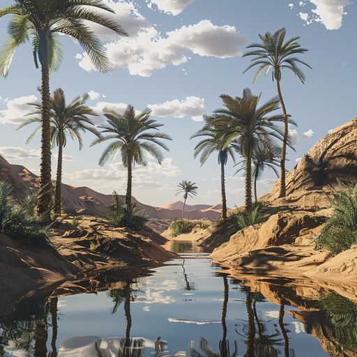 This gentle track features middle eastern inspired melodies, capturing the serene and peaceful essence of the desert. The soothing tunes of the oud transport the listener to a place of reflection and tranquility.