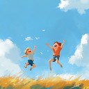 an energetic track celebrating children's laughter and playful spirits.