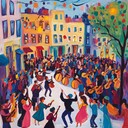 upbeat klezmer instrumental that brings joy and inspires dancing