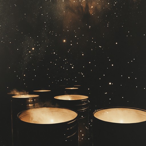 An unusual instrumental piece where vibrant steel drum melodies merge with space inspired synthesizers, crafting an uplifting journey among the stars