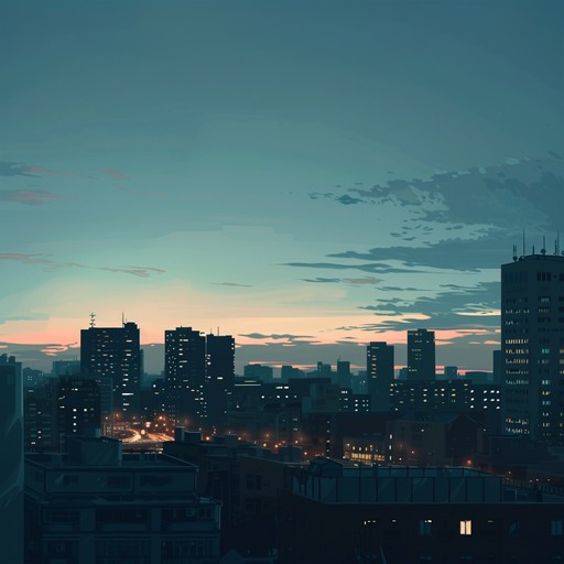 Drift into a serene evening with a soothing k pop soundtrack that embodies relaxation and tranquility. The calming melodies and soft synths resemble a picturesque evening sky, bringing a sense of peace and comfort.