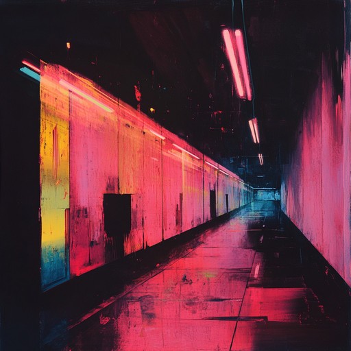 This instrumental track combines heavy basslines and haunting synth melodies to create an ominous future bass soundscape that evokes a sense of looming dread and mystery