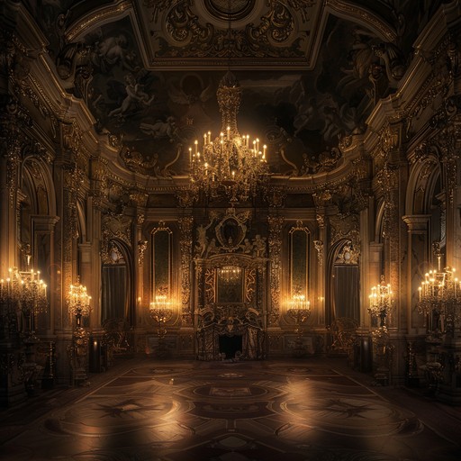 This composition features elaborate harpsichord melodies weaving through a baroque tapestry, creating an enchanting atmosphere. Drawing on the mystical ambiance of ancient times, it evokes a sense of wonder and elegance. The harpsichord's intricate patterns interlace with subtle strings, providing a timeless musical journey into a mystical baroque landscape.