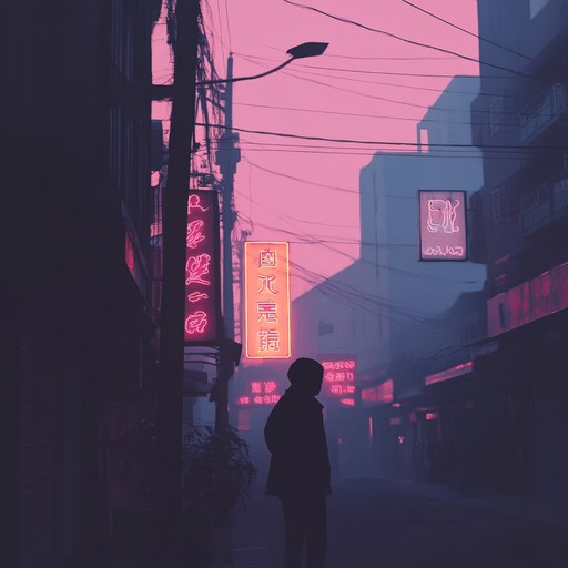 A soothing instrumental piece featuring 80s style synth melodies and ambient textures, designed to relax the listener and evoke feelings of nostalgia for bygone days under neon skies.