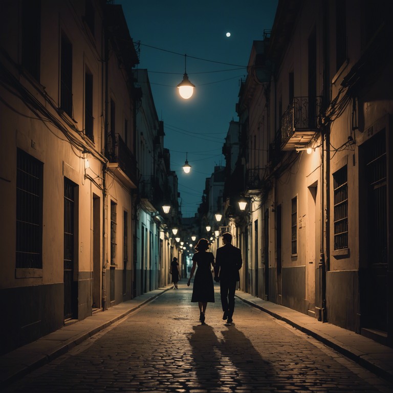 The track 'midnight whispers in buenos' embodies a unique blend where traditional tango meets the psychedelic soundscape, creating an auditory journey through the streets of buenos aires under a full moon. Its slow seductive pace interplays with unexpected waves of trippy effects, wrapping the listener in a dance between reality and fantasy.