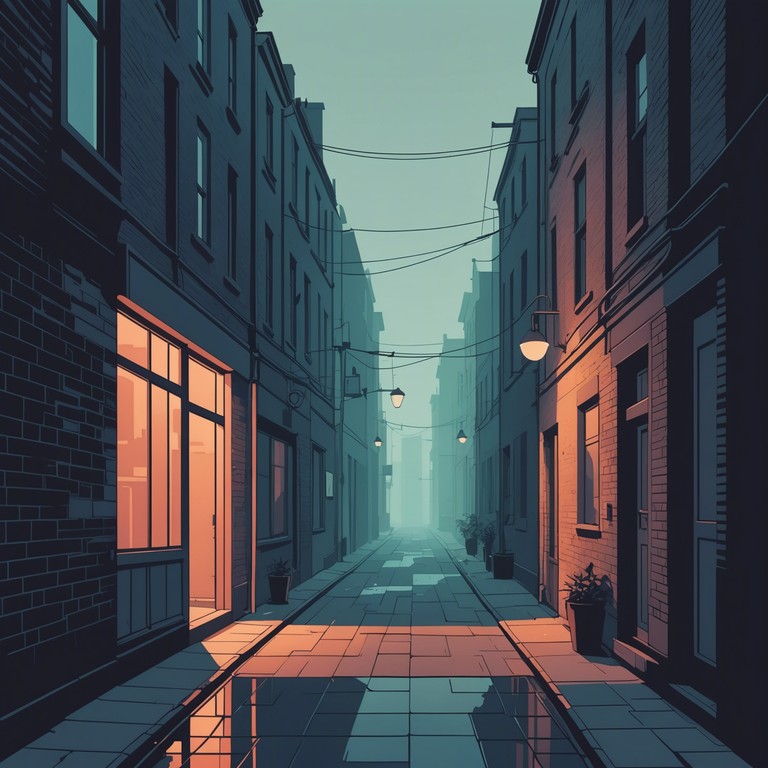 This track evokes a sense of lingering unease and suspense, intertwined with the hallmark sound of soft rock. Mysterious guitar riffs and deep reverberating bass lines dominate, creating an atmosphere that is both unsettling yet curiously inviting. This piece mirrors the feeling of walking through a misty, deserted alleyway at dusk, where every shadow might hold a secret.