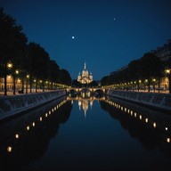 soothing sax under starry paris skies