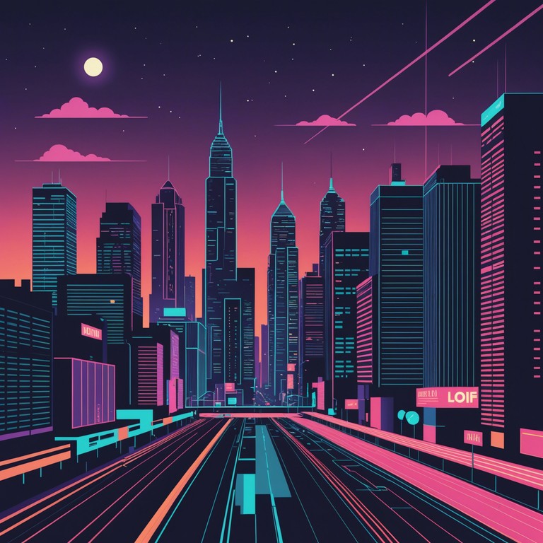 Imagine a cyberpunk cityscape, where the shimmering neon lights mask the emotional depth of its inhabitants. Delicately crafted tender melodies on synthetic instruments provide a contrast to the harsh electronic environment, creating a surprisingly introspective and soul touching experience.