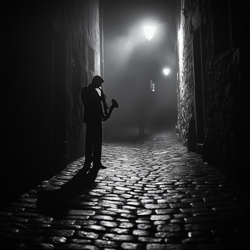 An instrumental klezmer piece that evokes the haunting atmosphere of deserted old world alleys, with ghostly clarinets weaving melancholy tunes over a backdrop of subtle strings.