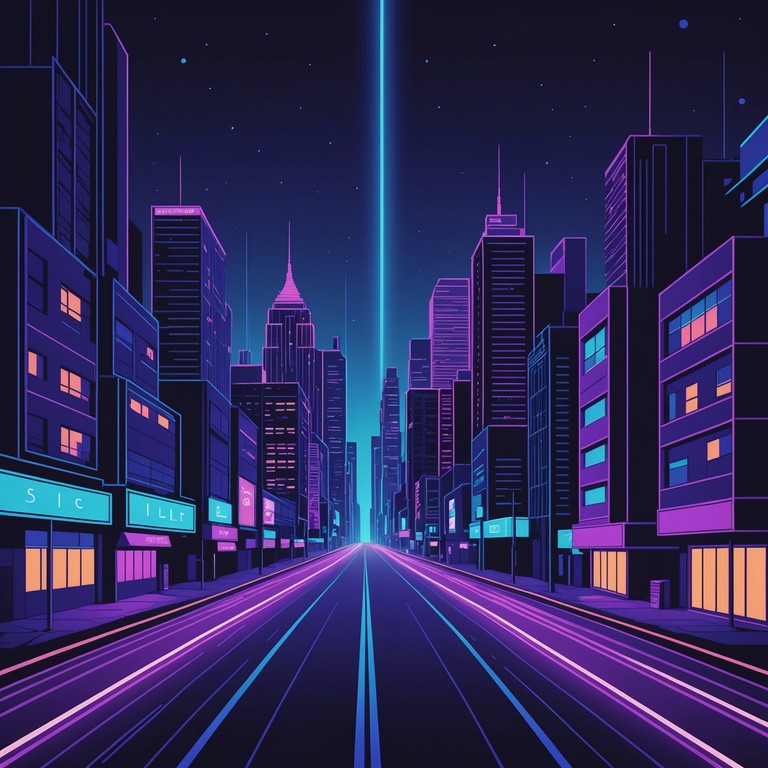 Imagine a sprawling cyberpunk cityscape at night, illuminated by neon lights and shadowed by corporate skyscrapers. This track represents the underbelly of a futuristic society, where electronic beats meld with the ominous atmosphere of a world dominated by technology and big corporations.