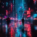 haunting synths blend with driving beats in dark electropop.