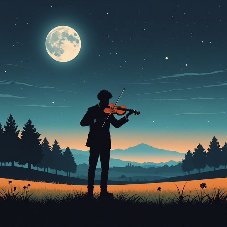 A composition featuring a lone violin playing beneath the unsettling howl of a nighttime wind, echoing the mysteries unkown in a desolate, rural setting. The melody intertwines with the natural sounds of the nocturnal landscape, creating an atmospheric tension.