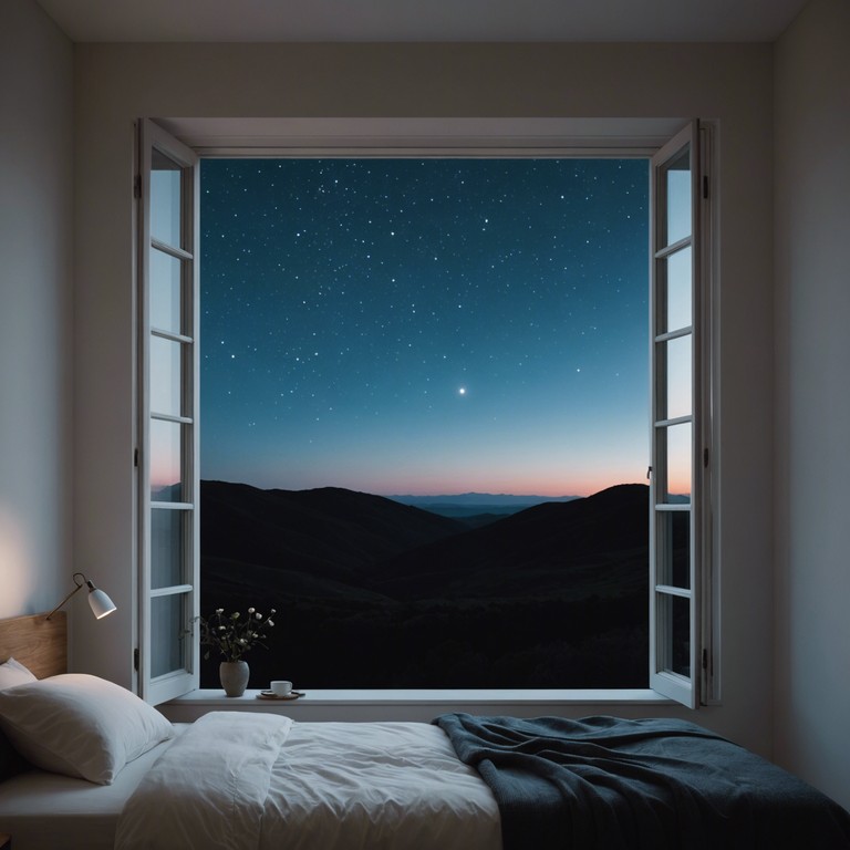 This track, with its soft acoustic guitar play, transports the listener to a night of quiet contemplation and soft dreams, ideal for unwinding or gentle meditation before sleep.