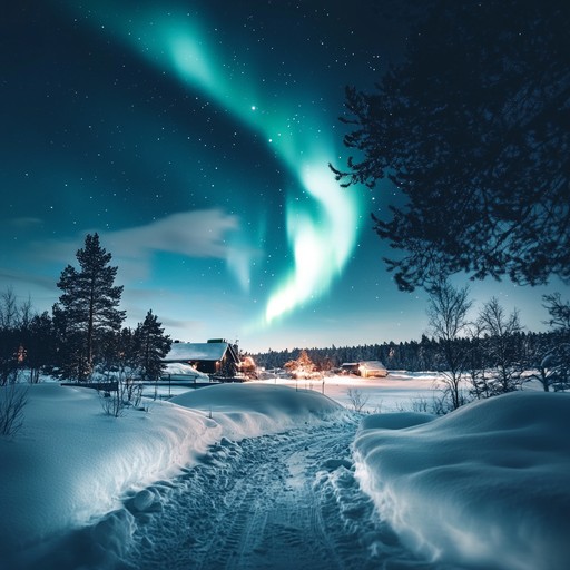 Evoke the intrigue of finland's dark, mesmerizing nights through suomipop. Echoing synths and percussive layers build an atmosphere of mystery and allure, inviting listeners into a soundscape where the northern lights dance across the sky.