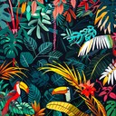 energetic bossa nova with thrilling jungle atmosphere