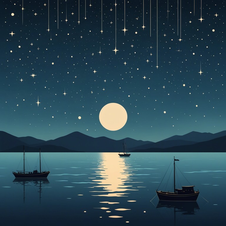 This piece captures the mystical allure of the russian navy during a tranquil midnight. The music embodies the soul of sailors longing for distant lands while surrounded by a vast ocean under a starlit sky. The song features deep, resonant tones that suggest the whisper of the sea breeze and the slow rocking of ships. The instrument used, a balalaika, distinctly enhances the eastern european essence, melding beautifully with elements of ambient and navy sounds.