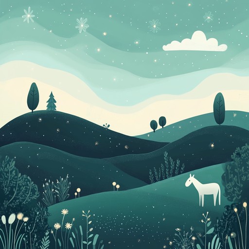 A soothing instrumental lullaby combines enchanting, playful melodies and a sultry twist, creating a dreamy yet slightly mysterious atmosphere to ease children's bedtime routines