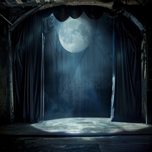 Transport listeners to a dreamy night in a parisian cabaret, filled with enchanting piano melodies and whimsical atmospheres. Imagine the moonlight casting soft shadows over a vintage stage, with velvet curtains swaying reminiscently. The music is a blend of classical piano and cabaret charm, evoking nostalgia for a bygone era filled with romance and mystery.