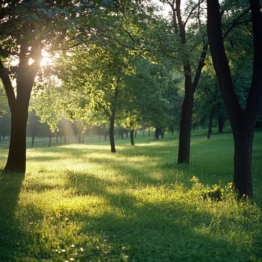 This gentle instrumental piece combines soothing melodies with traditional world ethnic influences to transport listeners to a sunlit meadow. Featuring delicate instrumentations played with a soft touch, it evokes a sense of peace and harmony with nature.