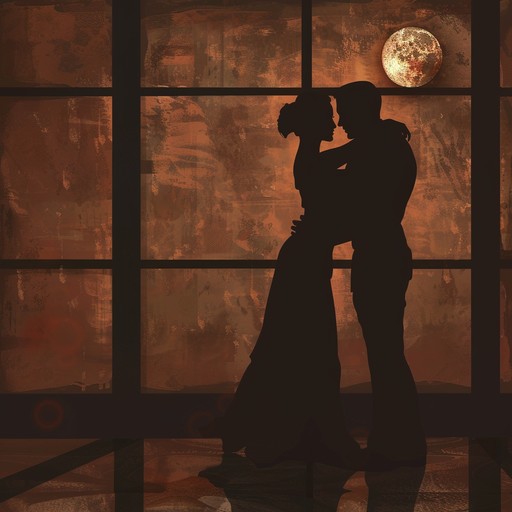 As the clock strikes midnight, the dimly lit dance hall comes alive with the sultry sounds of a tango melody. The music is slow and seductive, with a hint of danger and passion lurking beneath the surface. The accordion and violin intertwine in a captivating duet, their notes rising and falling like the breath of lovers lost in an intimate embrace. The steady rhythm of the piano and double bass provide a solid foundation, guiding the dancers through each intricate step and turn. As the music builds to a climax, the dancers move faster and closer, their bodies molding together as one, until the final note fades away, leaving only the echoes of a forbidden desire.