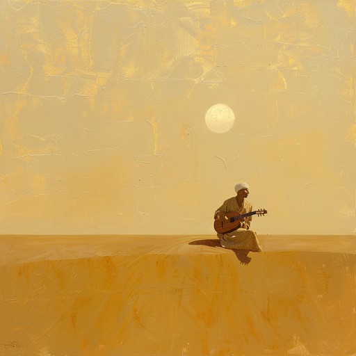 An instrumental featuring the oud, creating a wistful and reflective mood that echo the lives and emotions tied to the vast middle eastern deserts. The piece moves fluidly between feelings of sorrow and moments of serene beauty, painting a vivid audio picture of a landscape filled with history and emotion.