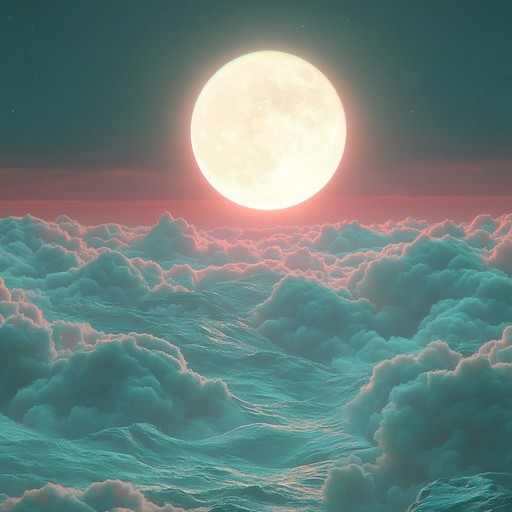 Imagine being transported to an alien bedroom where moonlit clouds drift lazily across the sky. The soundscape is filled with delicate, ethereal synths that seem to glow in the dark, intertwined with a whispering melody that gently wraps around your senses. It’s otherworldly and intimate, making you feel as if you’re floating serenely in a dream. Each note resonates with a sense of mystery and wonder.