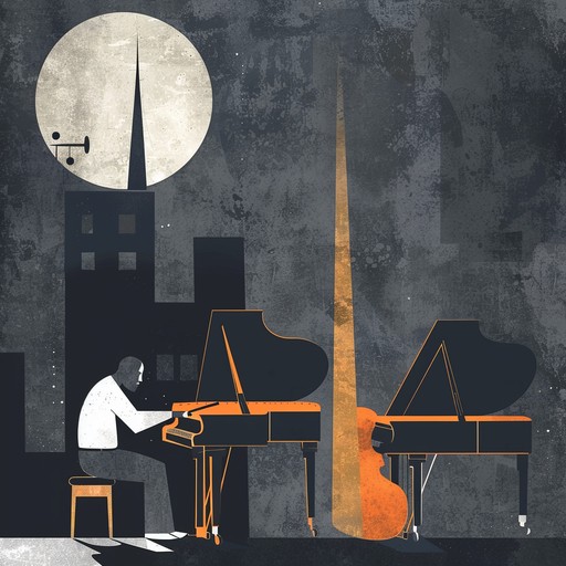 Imagine a sultry night in a smokey, dimly lit jazz club where the soothing sounds of a saxophone paint the ambience with shades of blue and whispers of forgotten tales. The piece progresses through soft, contemplative melodies into more complex, exhilarating improvisations, perfectly capturing the essence of a mysterious late-night rendezvous.