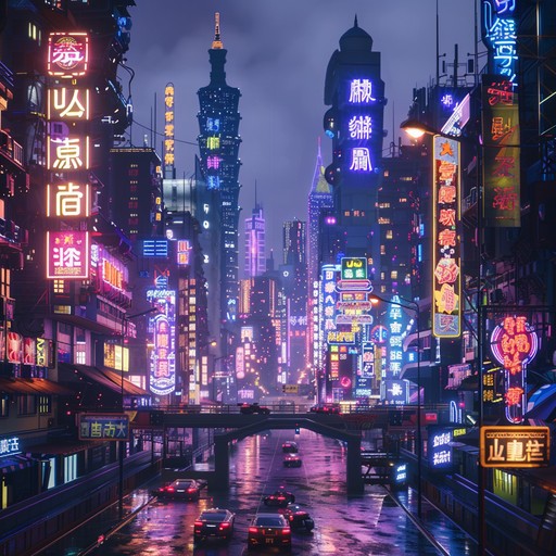 An electrifying instrumental piece with pulsating rhythms and colorful synths, evoking the adrenaline rush of speeding through neon lit cityscapes. The energetic tempo and thriving beats make it perfect for racing games, action scenes, or dance parties.