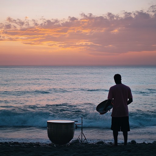 Imagine the sun setting on a caribbean island as the soothing calypso rhythms blend with the colors of the evening sky, crafting a soundscape that captures the tranquil yet lively spirit of the tropics.