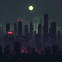 eerie synthetic sounds in a dark futuristic atmosphere.