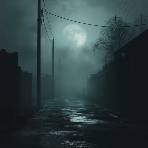 A dark, ambient soundscape that evokes the sensation of creeping shadows crawling through the midnight landscape. Ominous and unsettling sounds reactivate primal fears, immersing the listener in a quiet but deeply disturbing atmosphere.